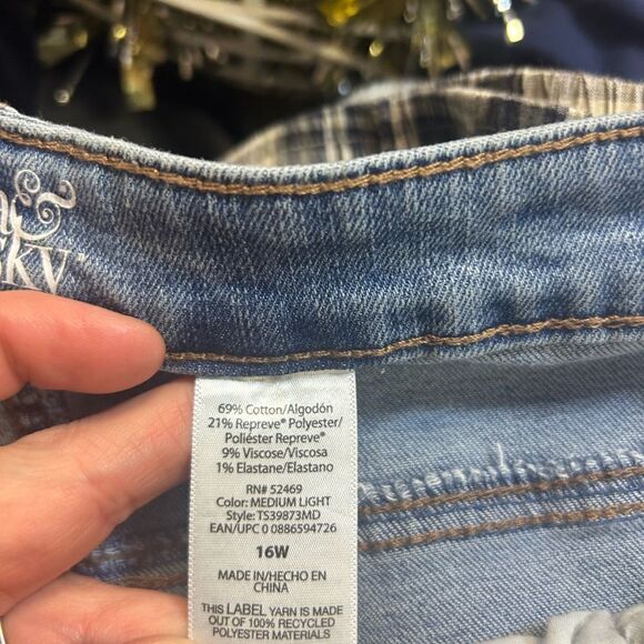 Terra Sky ladies 16w blue denim jeans - Picture 3 of 5